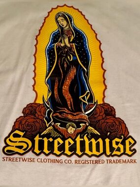 Streetwise Virgin Mary Men’s T-Shirt